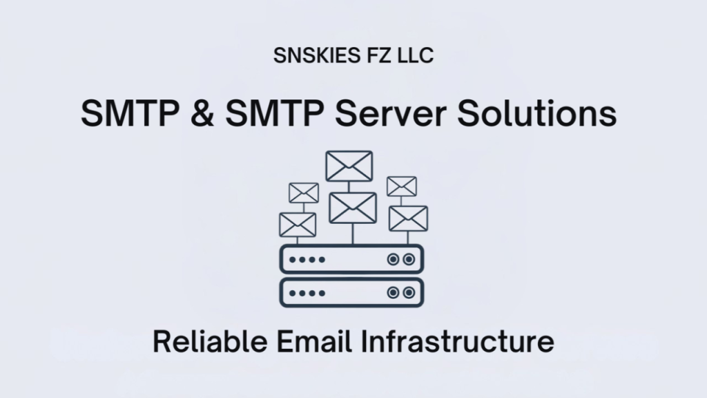 SMTP & SMTP Server Solutions | Reliable Email Infrastructure – SNSKIES FZ LLC